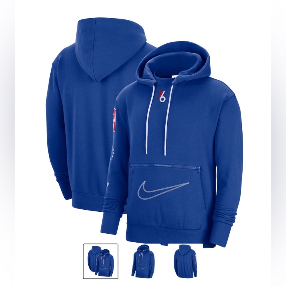 Philadelphia 76ers Nike 2022/23 City Edition Courtside Heavyweight Hoodie